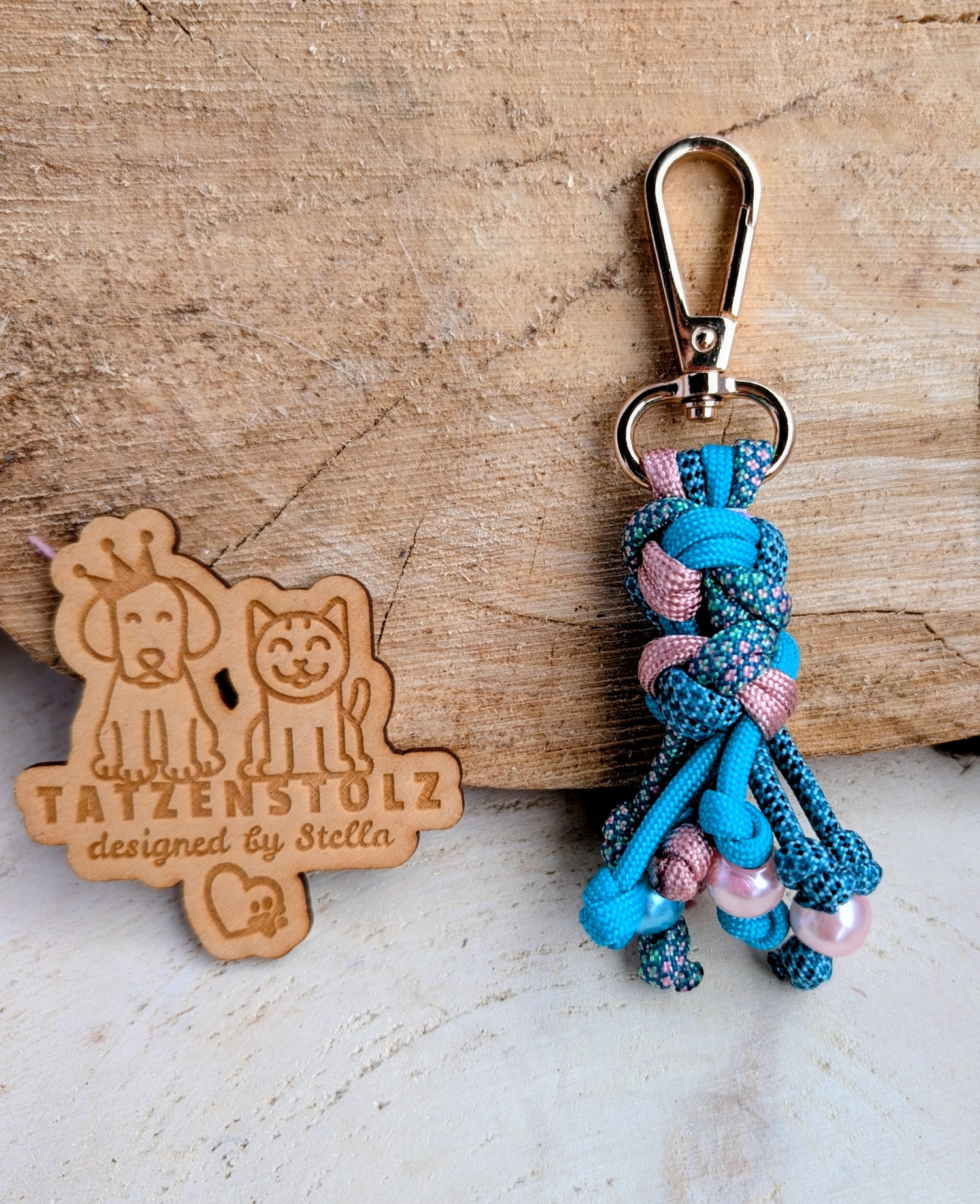 Paracord-Schlüsselanhänger – verschiedene Farben – Handmade & langlebig – Bild 2