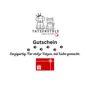 TATZENSTOLZ Geschenk-Gutschein – für Fellnasen, die nur das Beste verdienen
