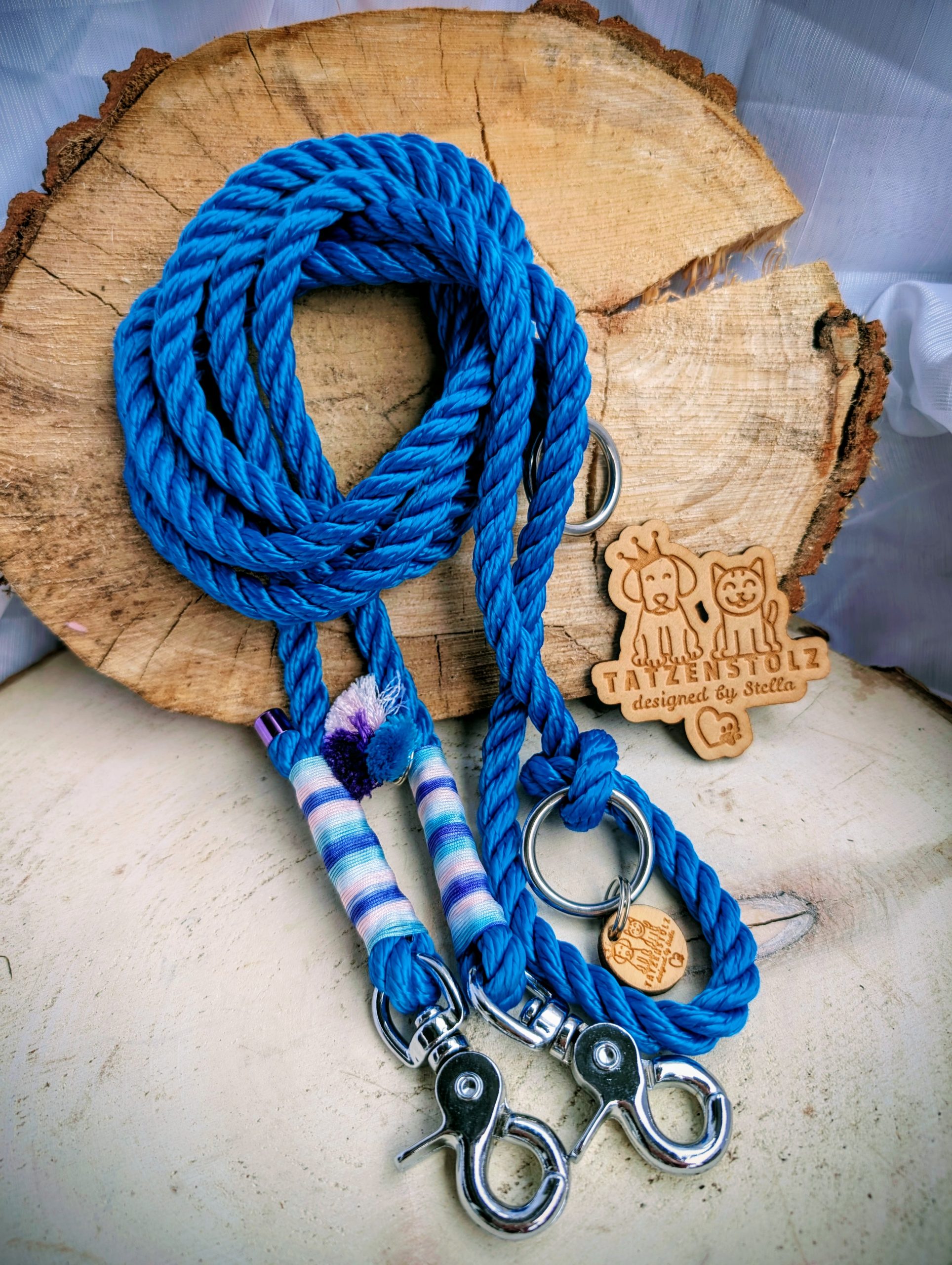 Tauleine „Electric Blue“ – 2,45 m • 2-fach verstellbar • Ausstellungsstück