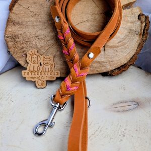 Fettlederleine „Amber“ – 1,50 m – weich & stilvoll