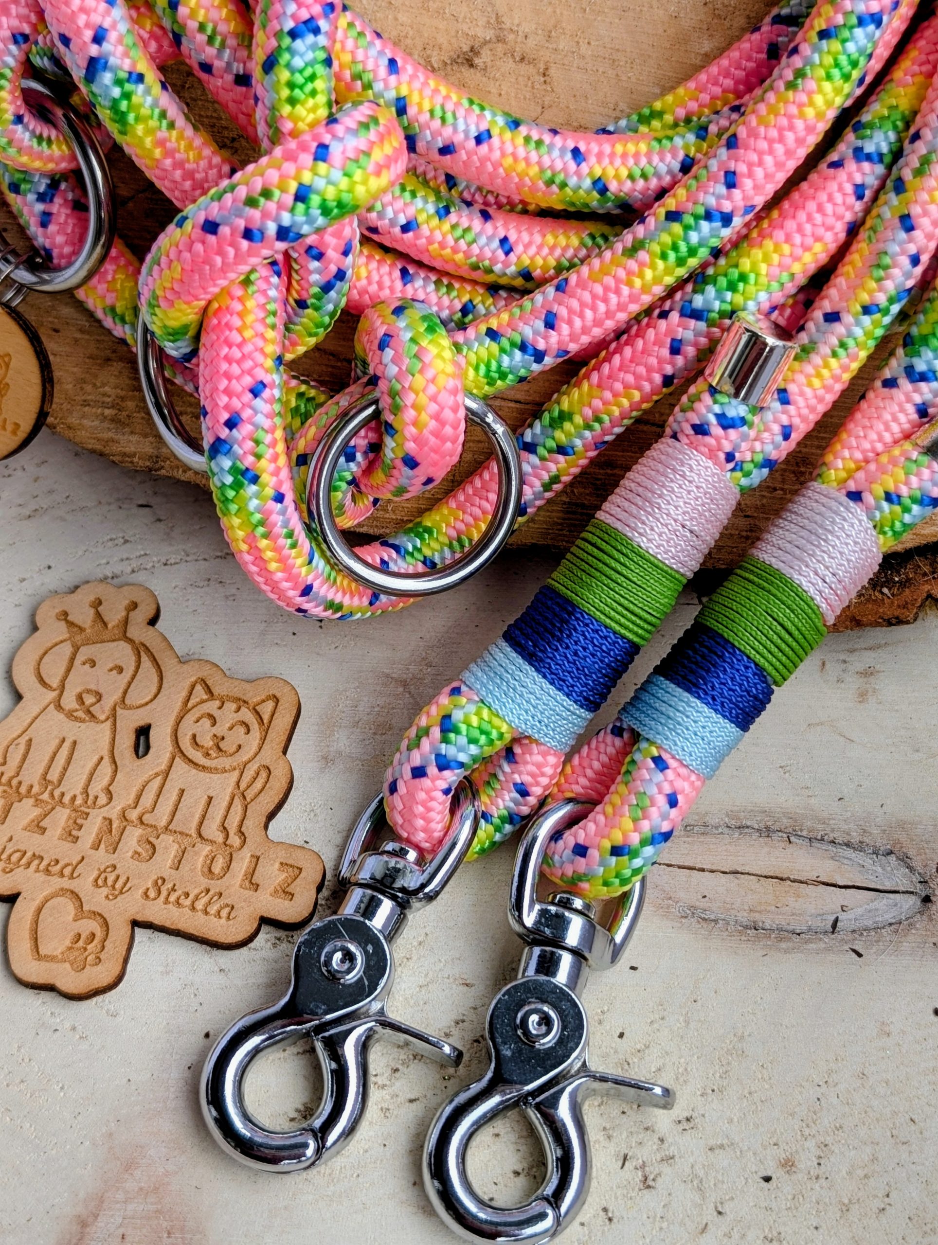 Tauleine „Candy Pop XL“ – 3,70 m • 3-fach verstellbar • bunt • Einzelstück – Bild 2